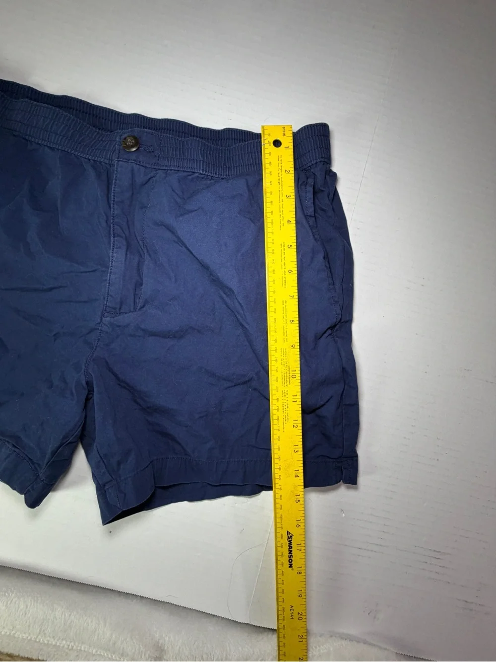 Banana Republic Dark Navy Casual Elastic-Waist Shorts